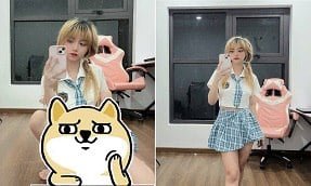 Блондинка, которая была сексуальна с черным членом